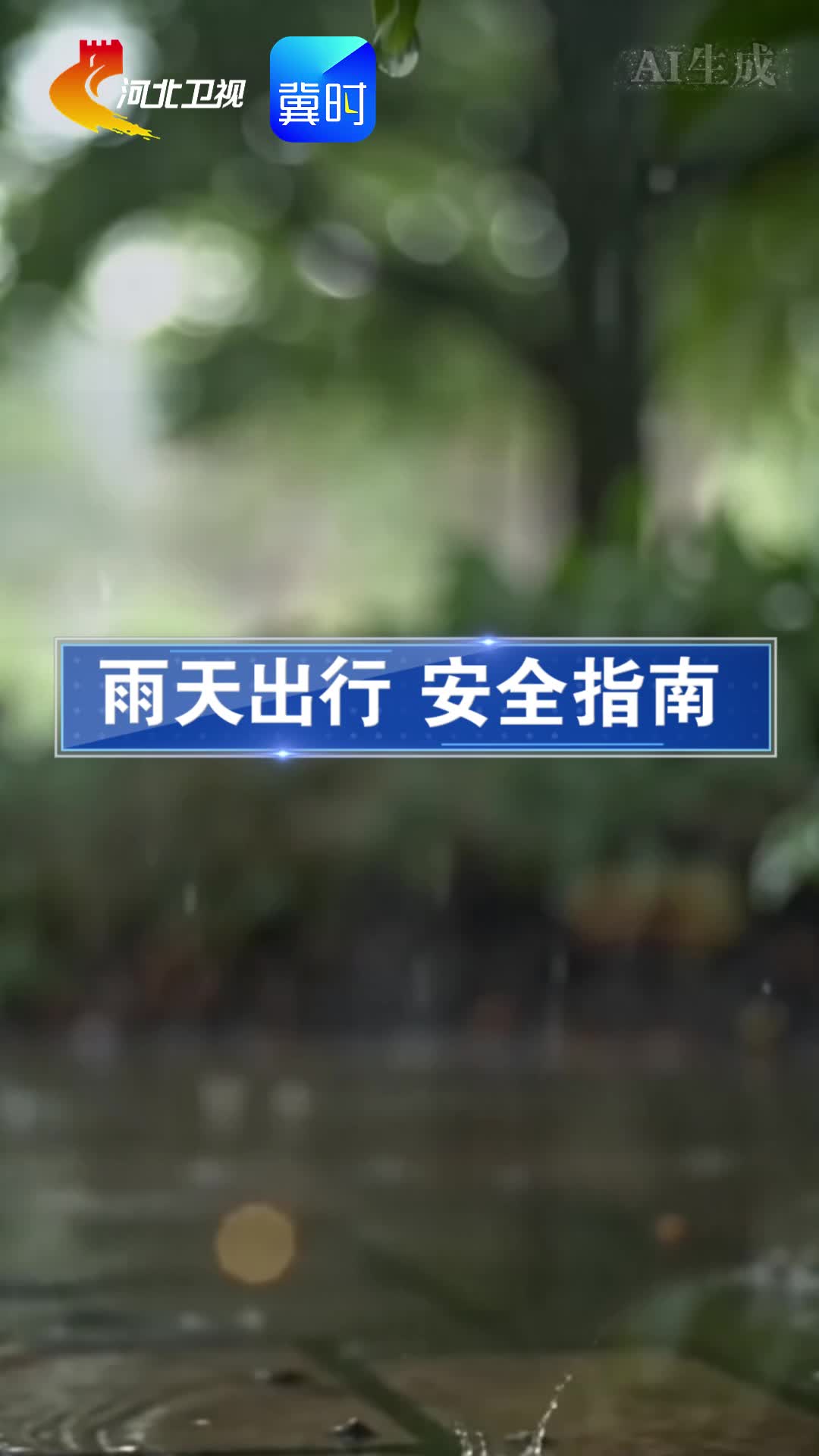 雨天出行安全指南！涉水路段千万别乱闯