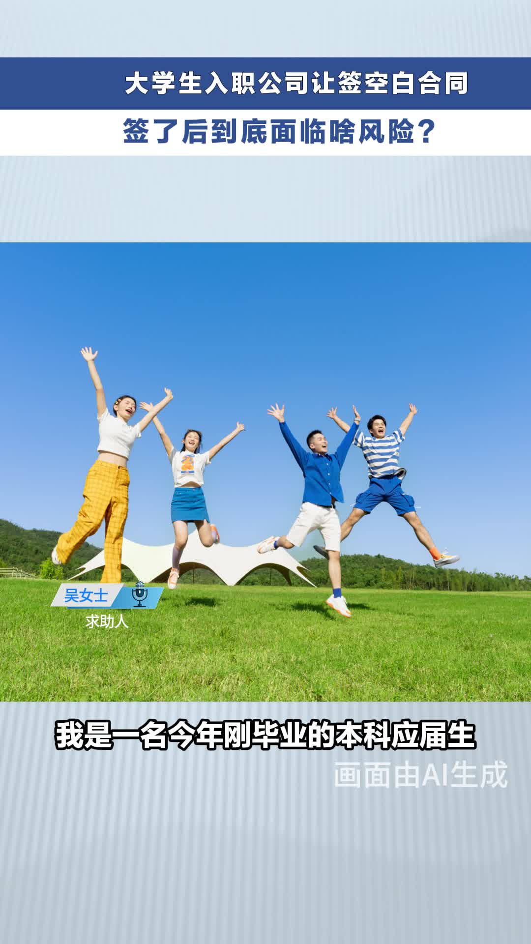 给刚毕业的大学生朋友提个醒：好不容易找的工作，可别被这样的合同给坑了！ #冀时帮·快帮答疑