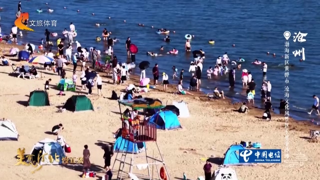 美丽河北慢直播•渤海滨海文化旅游带丨十里金沙滩沙柔水阔，遛娃宝藏目的地！正午 2026/08/16 #这么近，那么美，周末到河北