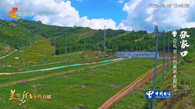 美丽河北慢直播•京张体育文化旅游带丨翠云山花开遍野，待你解锁！正午 2026/08/19 #这么近，那么美，周末到河北