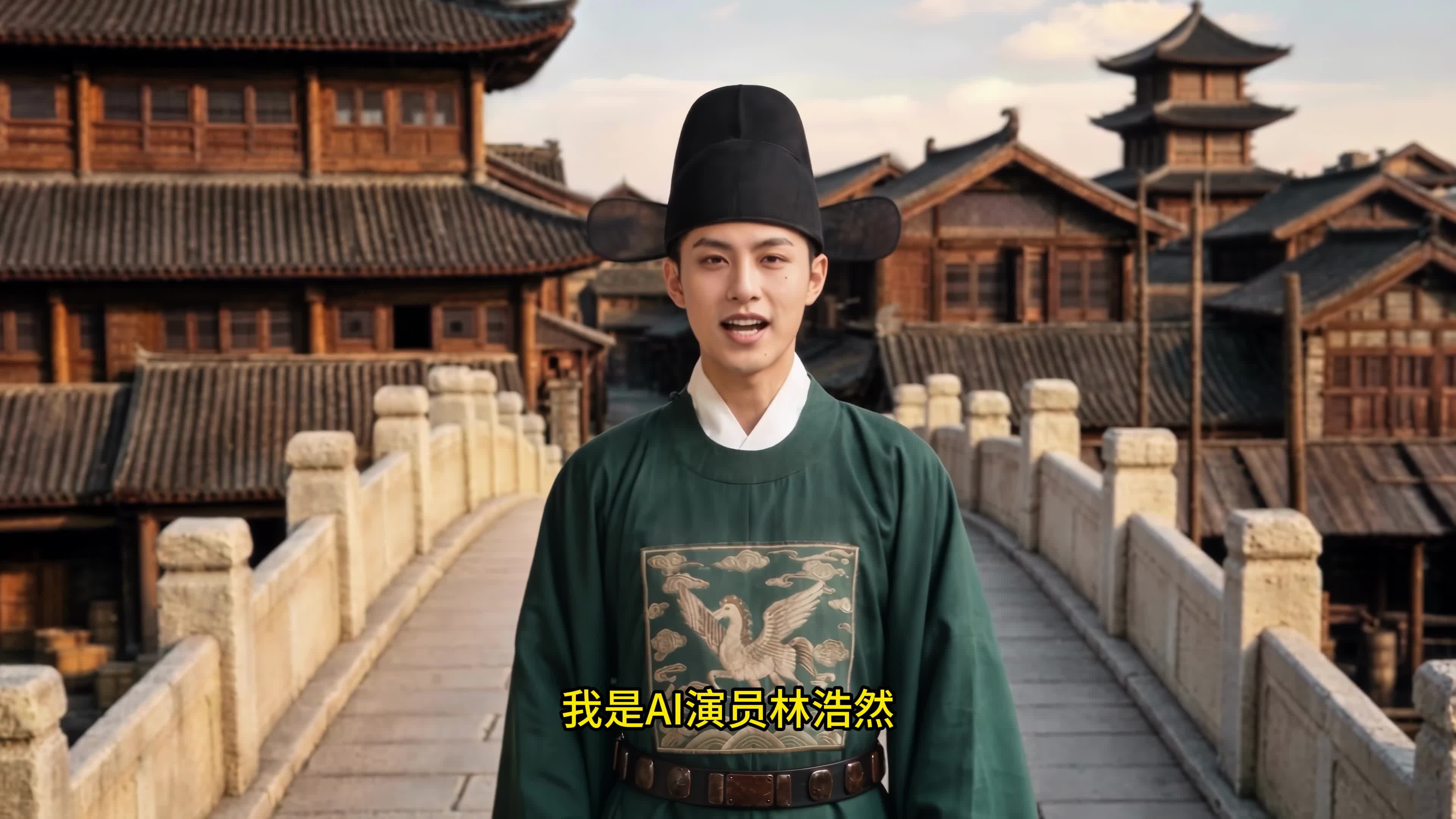 咱们的AI演员今日正式出道！正片今晚上线，来看！