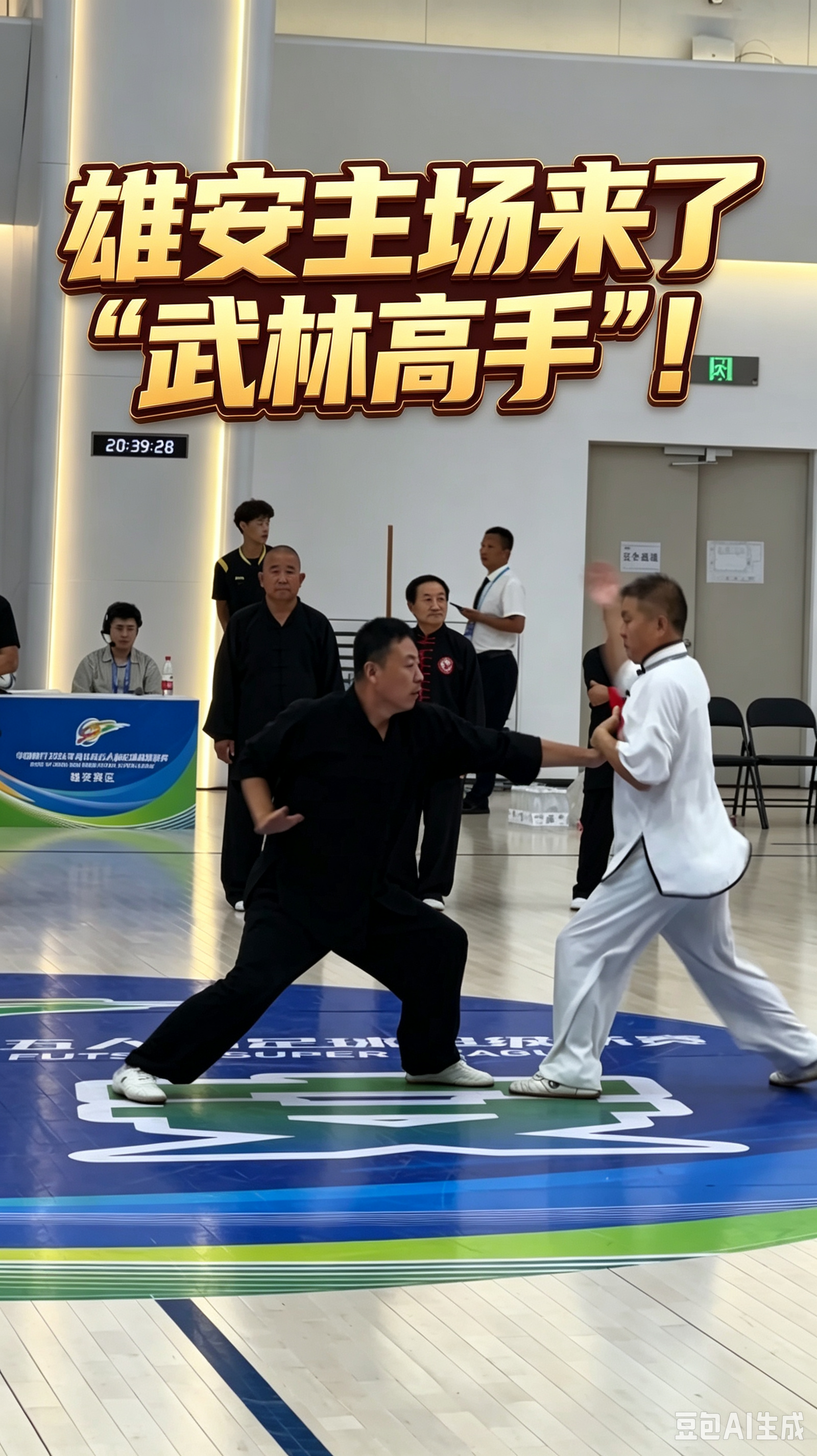 雄安主场来了“武林高手”！鹰爪翻子拳非遗传承人：“让更多人感受武术文化遗产的魅力 ” #河北五超 #河北五超推荐官